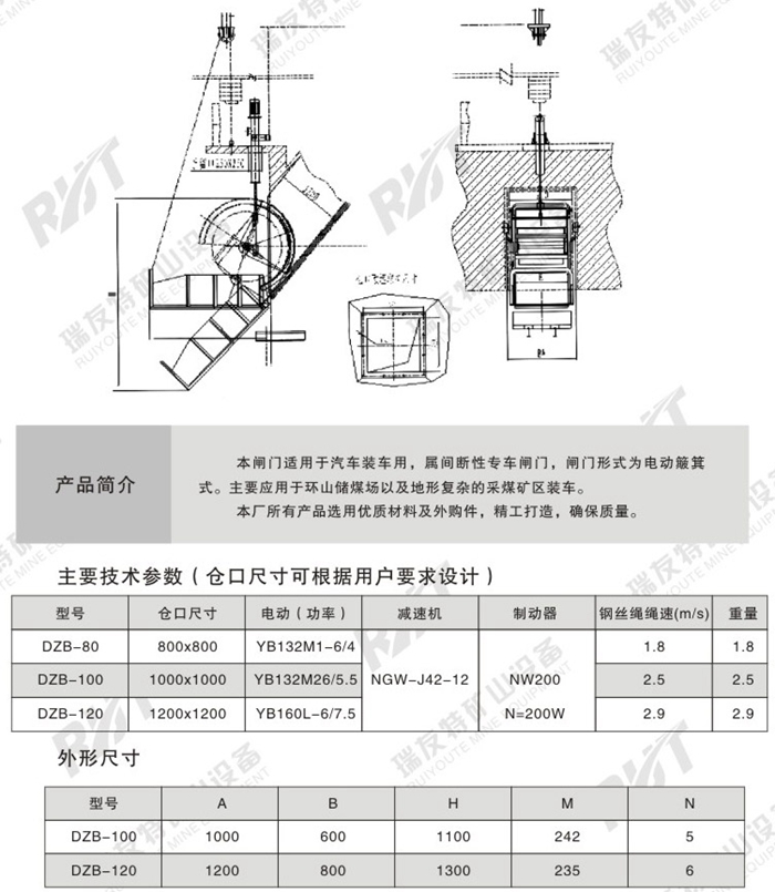 DZB型滑坡电动装车簸箕