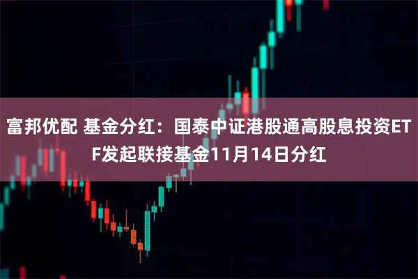 富邦优配 基金分红：国泰中证港股通高股息投资ETF发起联接基金11月14日分红